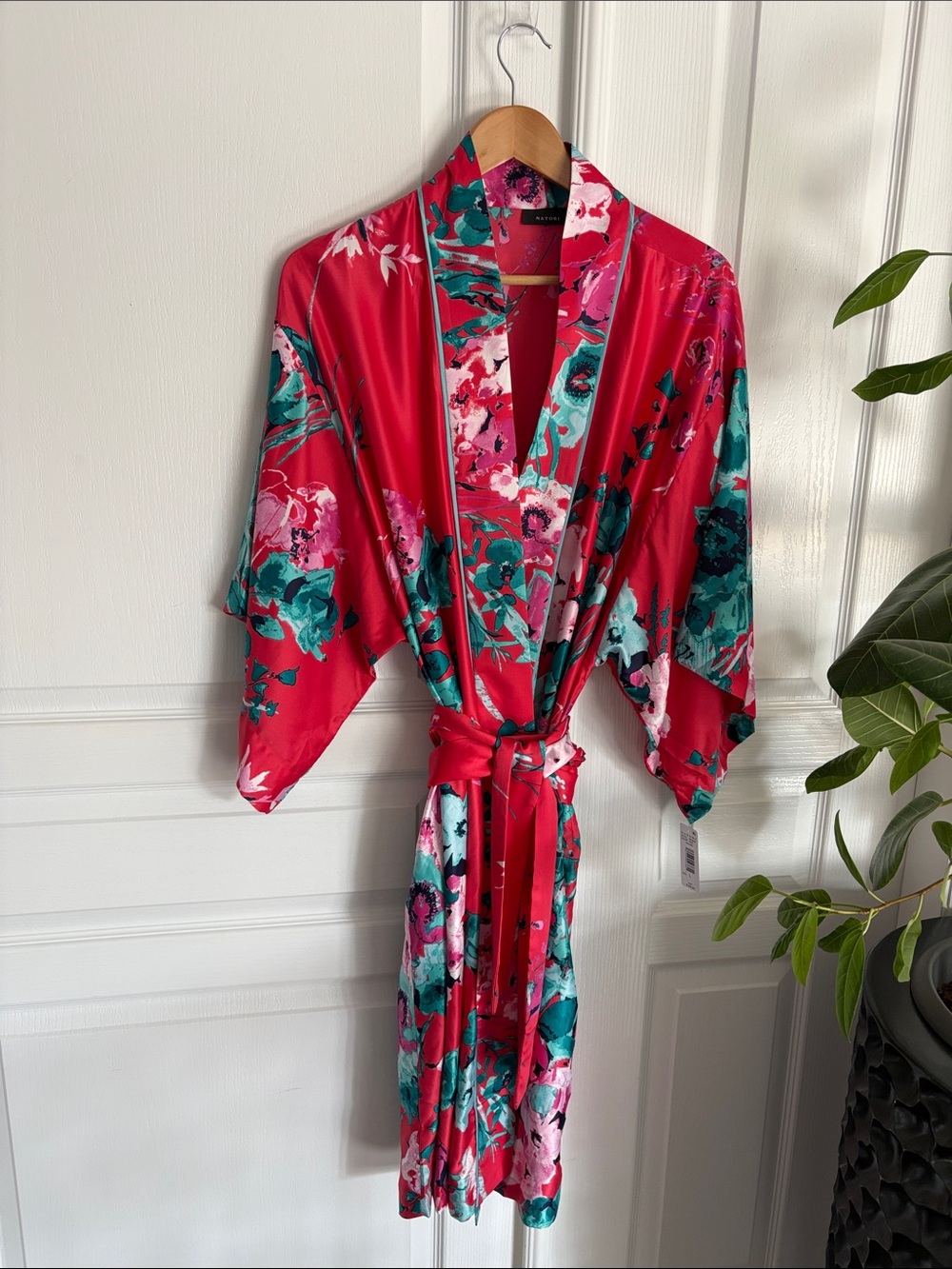 🆕 NATORI Bloom Floral Satin 3 piece Lounge/Sleep Set - Picture 9 of 13